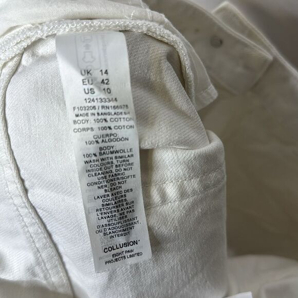 ASOS Collusion 90’s Vintage Denim Shorts 10 - Picture 4 of 5